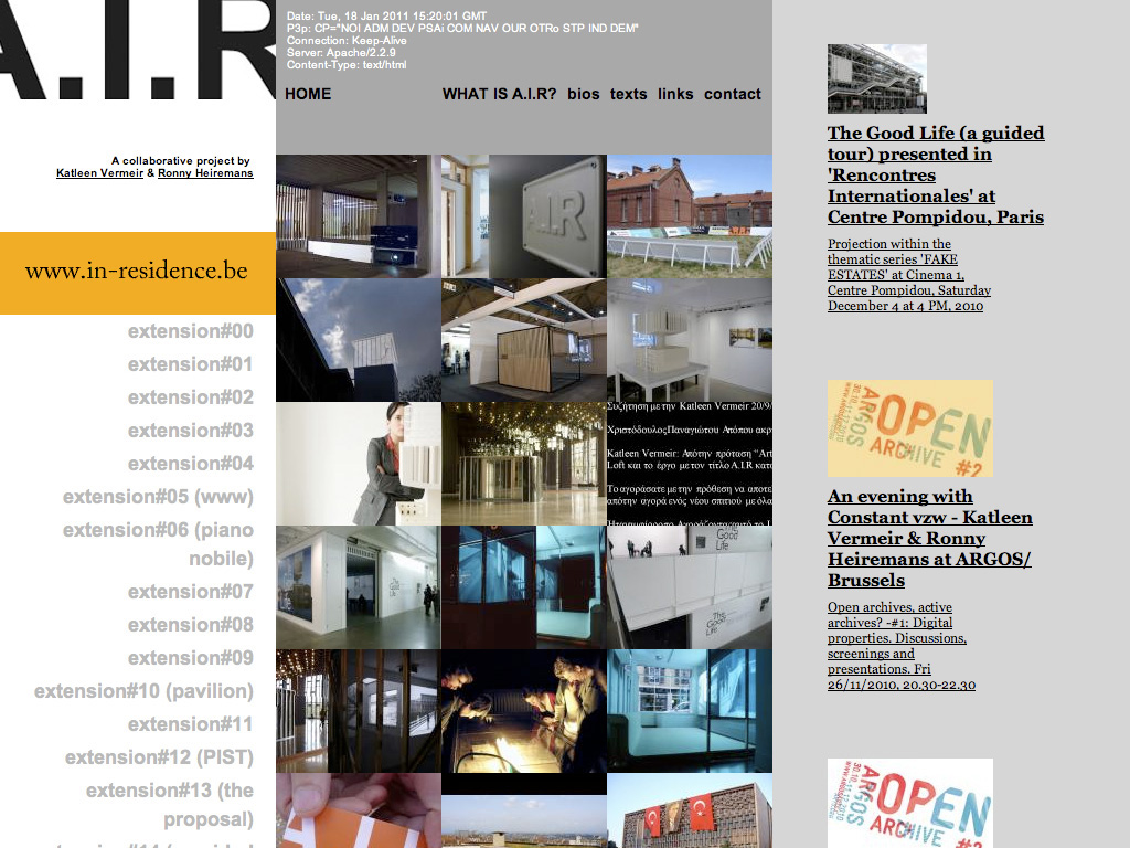 AIR - Artists in residence