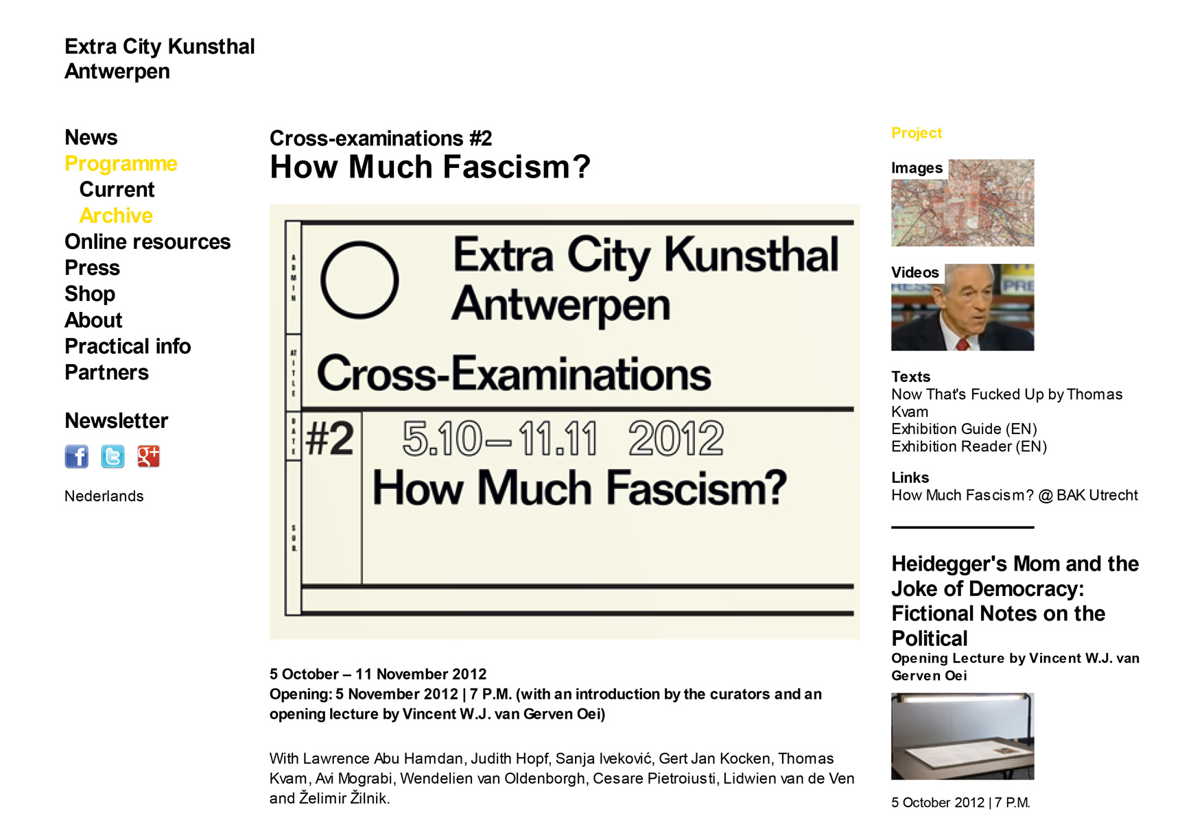 Extra City Kunsthal Antwerpen