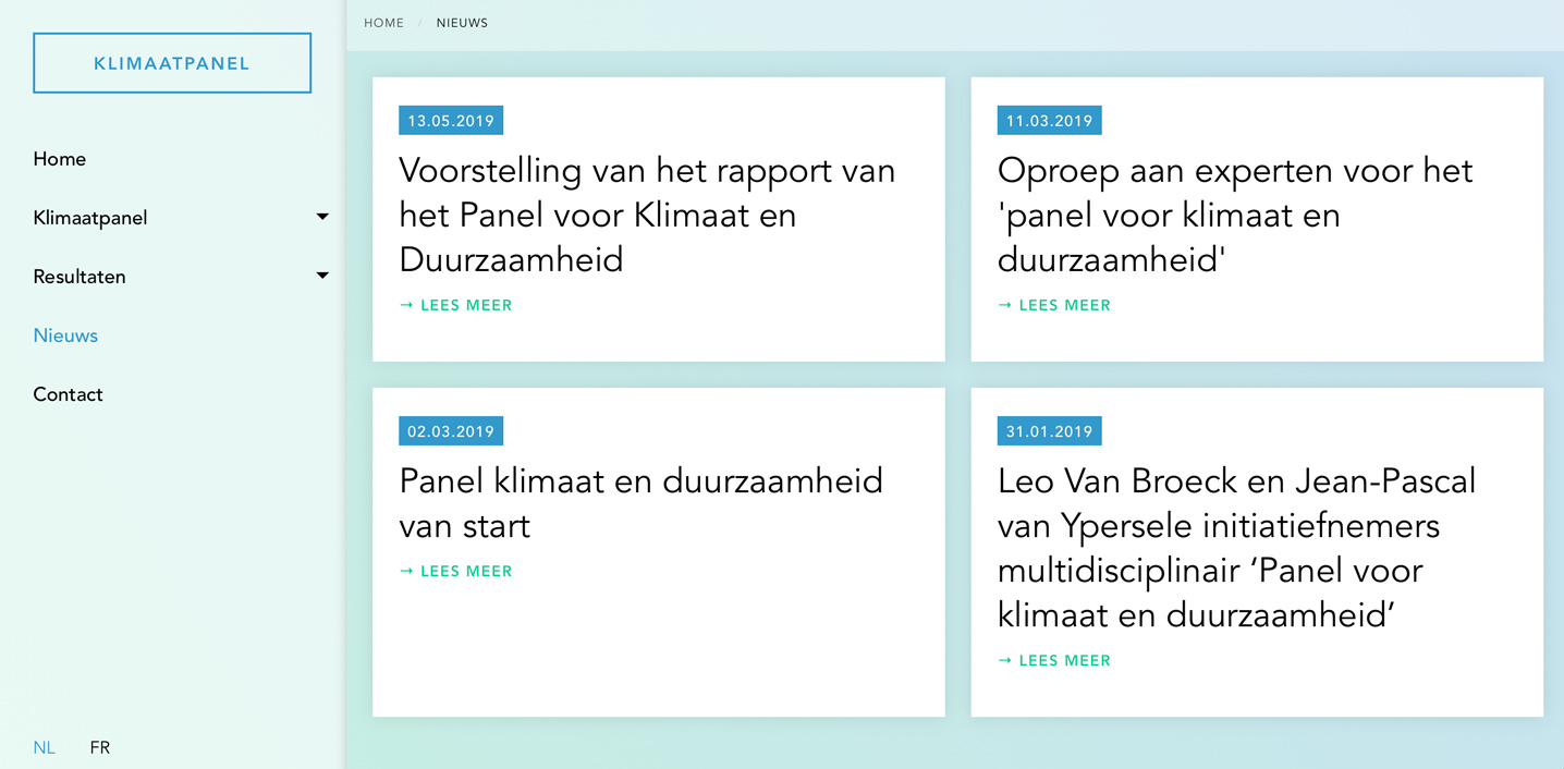klimaatpanel screenshot