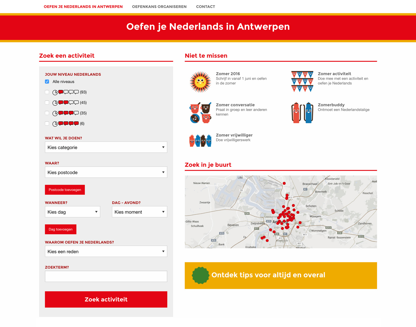 Nederlands Oefenen Antwerpen